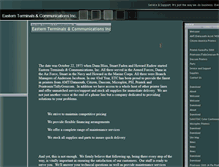 Tablet Screenshot of easternterminals.com